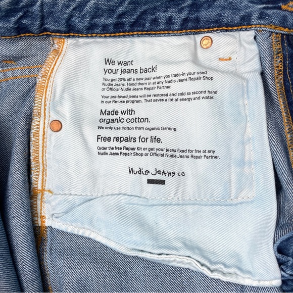 Nudie Jeans Womens Breezy Britt Organic Cotton High Waist 30x32 - Picture 6 of 13